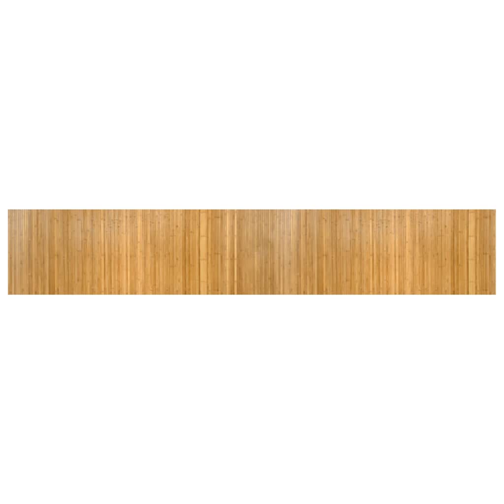 Vidaxx rektangulært tæppe 60x400 cm bambus natur