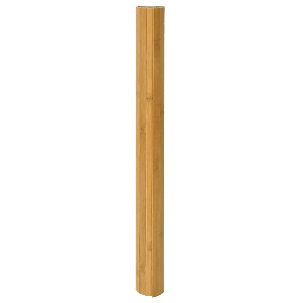 Vidaxx rektangulært tæppe 60x400 cm bambus natur