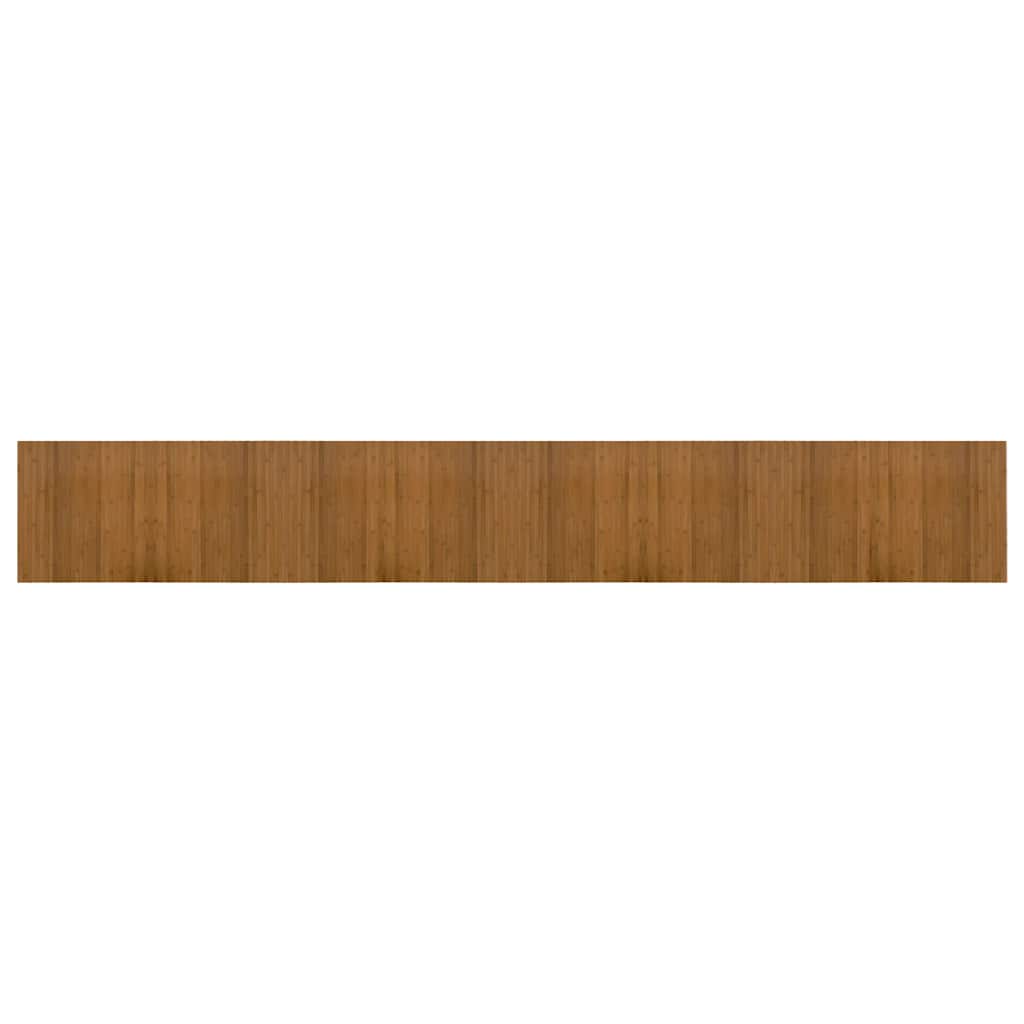 Vidaxx rektangulært tæppe 60x400 cm bambusbrunt