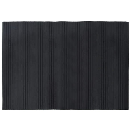 Vidaxx rektangulært tæppe 70x100 cm bambus sort