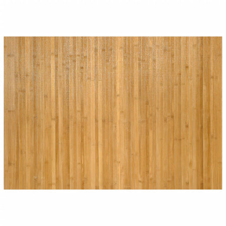 Vidaxx rektangulært tæppe 70x100 cm bambus natur