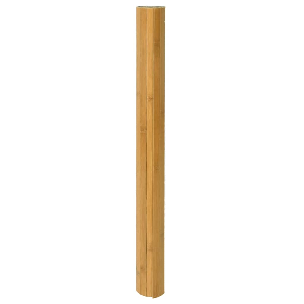 Vidaxx rektangulært tæppe 70x100 cm bambus natur
