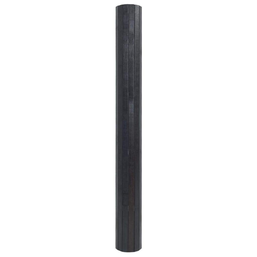 Vidaxx rektangulært tæppe 70x100 cm bambusgrå