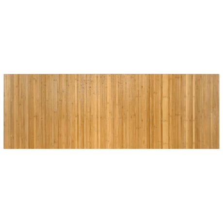 Vidaxx rektangulært tæppe 70x200 cm bambus natur