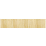 Vidaxl vloerkleed rechthoekig 80x400 cm bamboe lichtnaturel