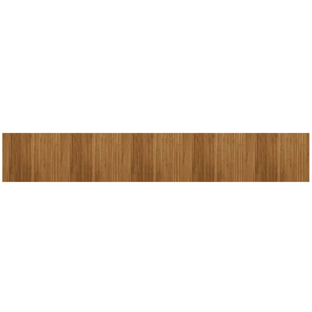 Vidaxx rektangulært tæppe 80x500 cm bambusbrunt