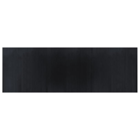 Vidaxx rektangulært tæppe 100x300 cm bambus sort