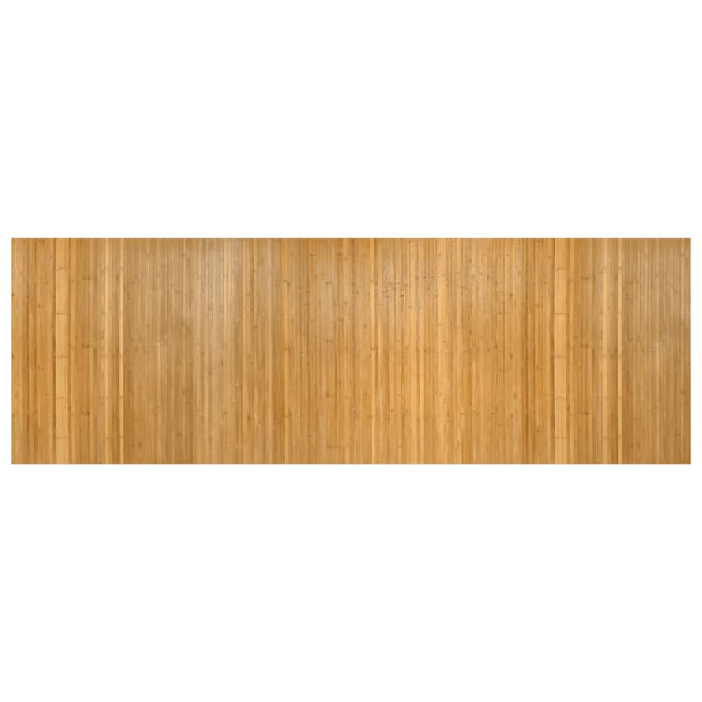 Vidaxl vloerkleed rechthoekig 100x300 cm bamboe naturel