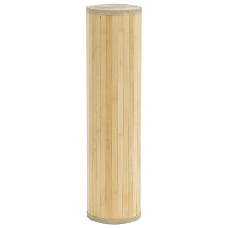 Vidaxl vloerkleed rechthoekig 60x200 cm bamboe lichtnaturel