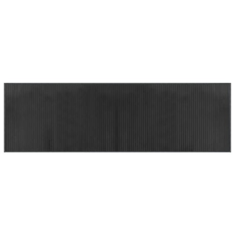 Vidaxl vloerkleed rechthoekig 60x200 cm bamboe grijs