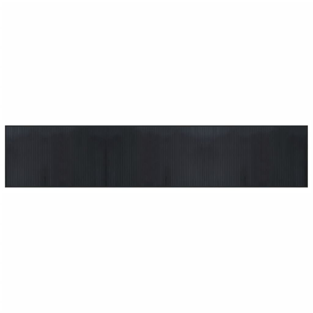Vidaxx rektangulært tæppe 60x300 cm bambus sort