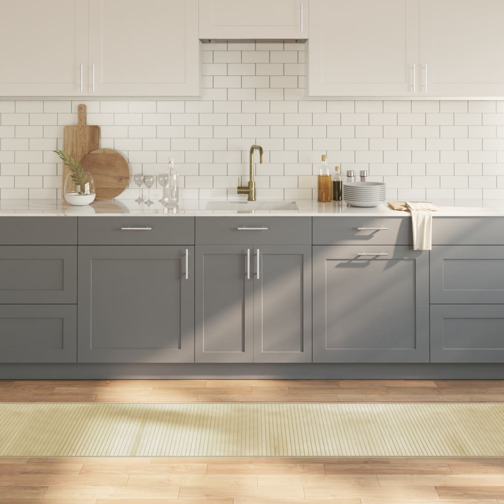 Vidaxx rektangulært tæppe 60x300 cm bambus lys natur