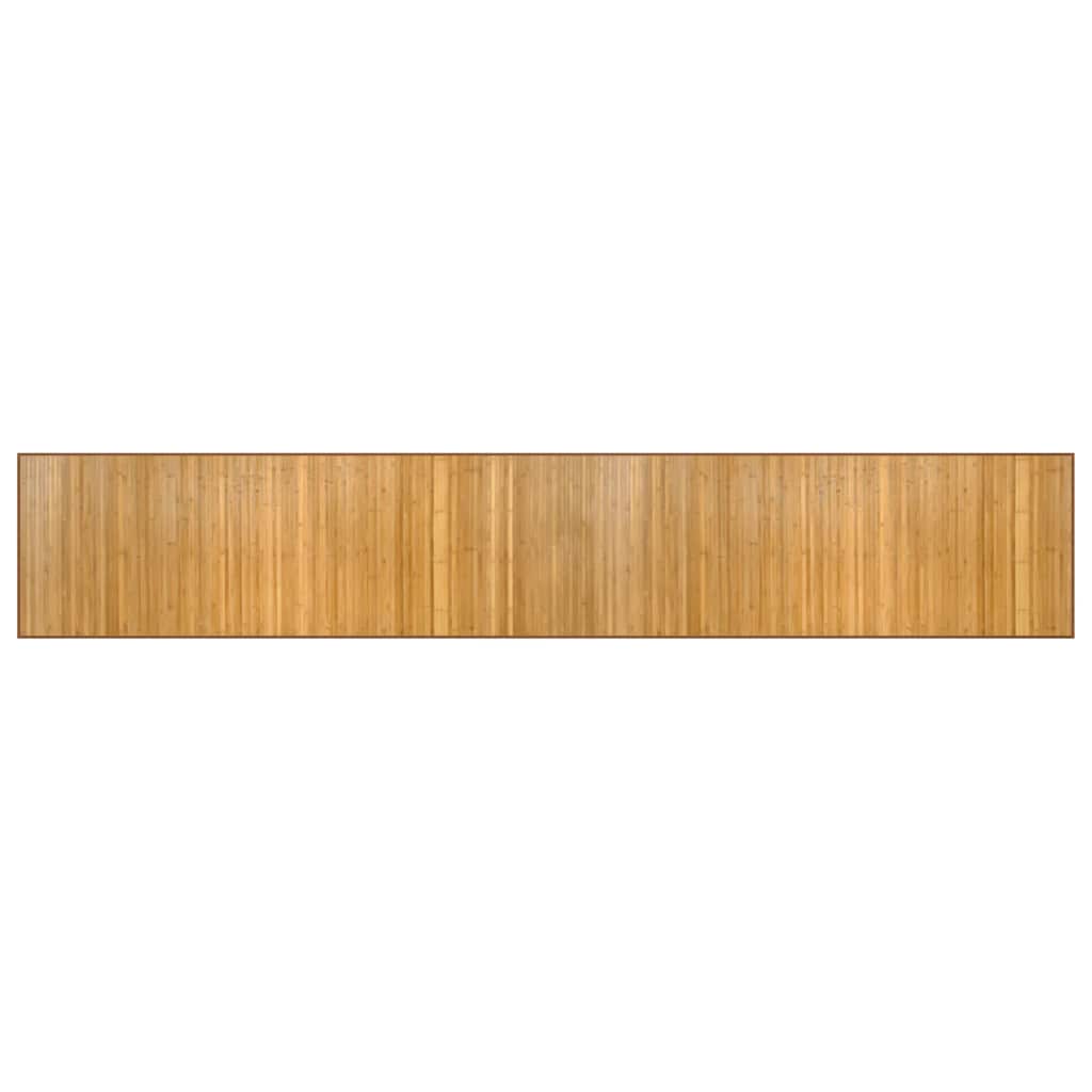 Vidaxx rektangulært tæppe 60x400 cm bambus natur