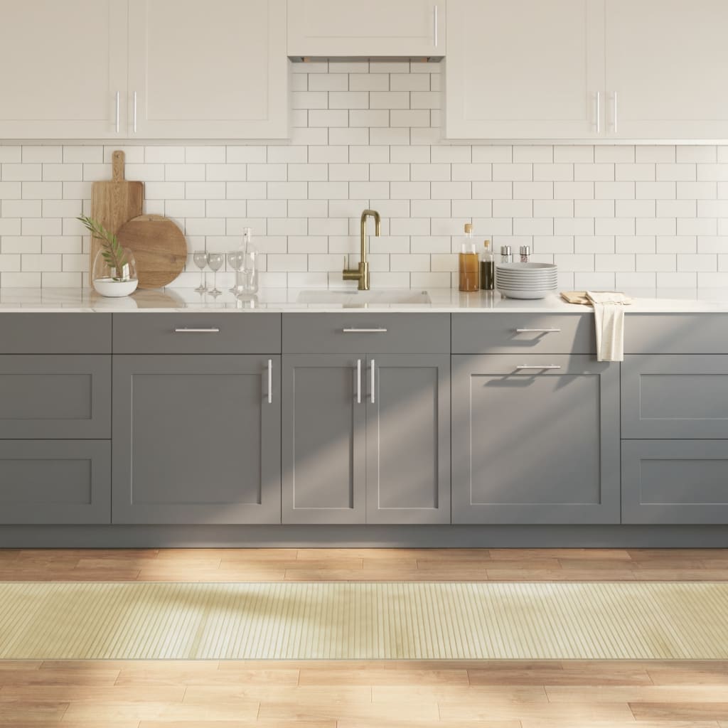 Vidaxx rektangulært tæppe 60x400 cm bambus lys natur