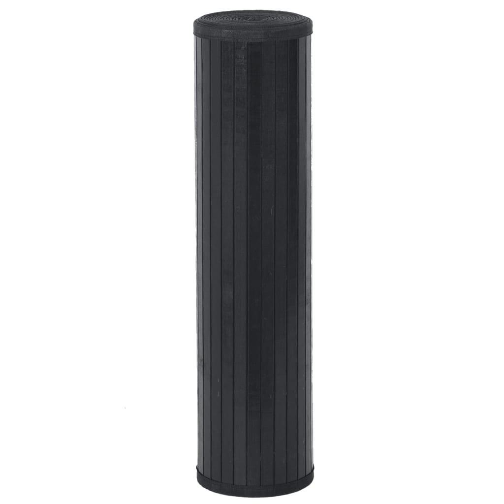 Vidaxx rektangulært tæppe 60x500 cm bambus sort