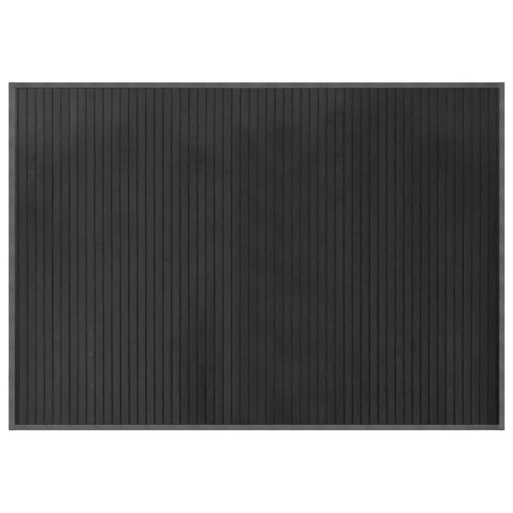 Vidaxx rektangulært tæppe 70x100 cm bambusgrå