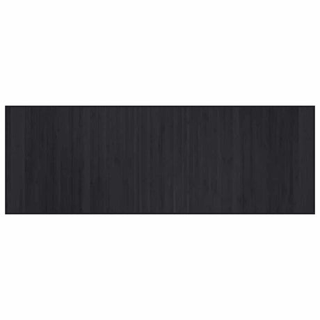 Vidaxl vloerkleed rechthoekig 70x200 cm bamboe zwart