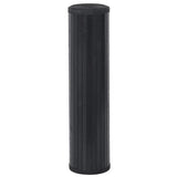Vidaxl vloerkleed rechthoekig 70x200 cm bamboe zwart
