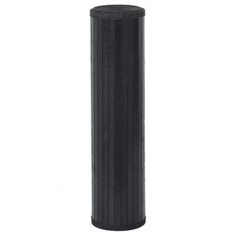 Vidaxl vloerkleed rechthoekig 70x200 cm bamboe zwart
