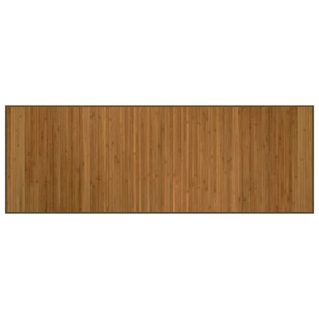 Vidaxx rektangulært tæppe 70x200 cm bambusbrunt