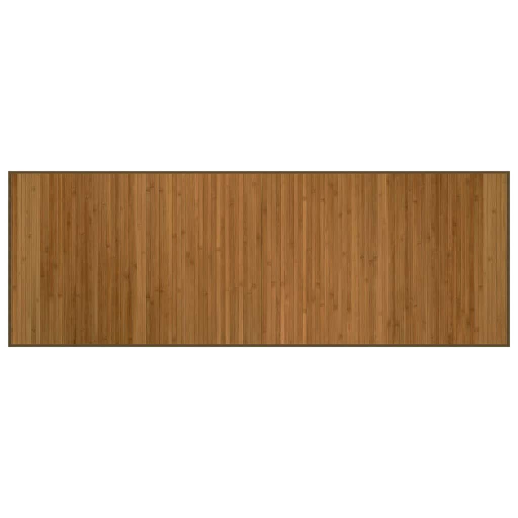 Vidaxx rektangulært tæppe 70x200 cm bambusbrunt