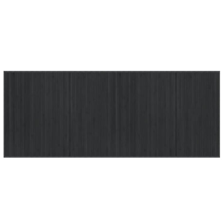 Vidaxl vloerkleed rechthoekig 80x200 cm bamboe grijs