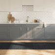 Vidaxx rektangulært tæppe 80x1000 cm bambusgrå