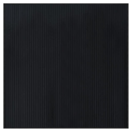 Vidaxl vloerkleed vierkant 100x100 cm bamboe zwart