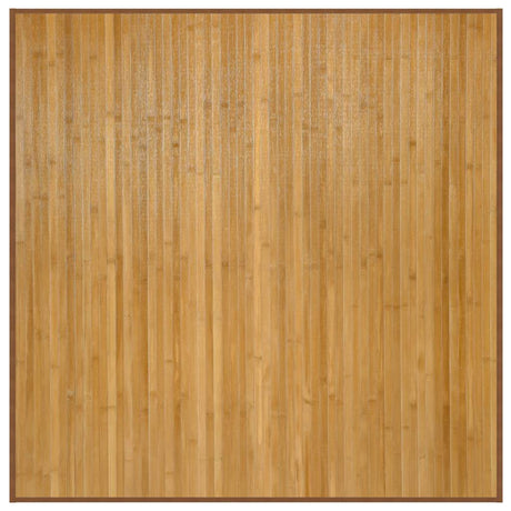 Vidaxl vloerkleed vierkant 100x100 cm bamboe naturel