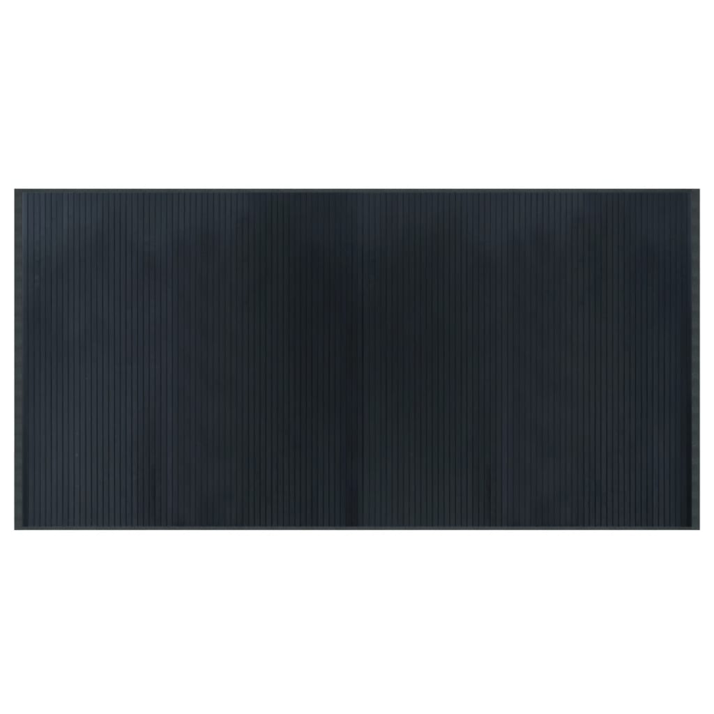 Vidaxx rektangulært tæppe 100x200 cm bambusgrå