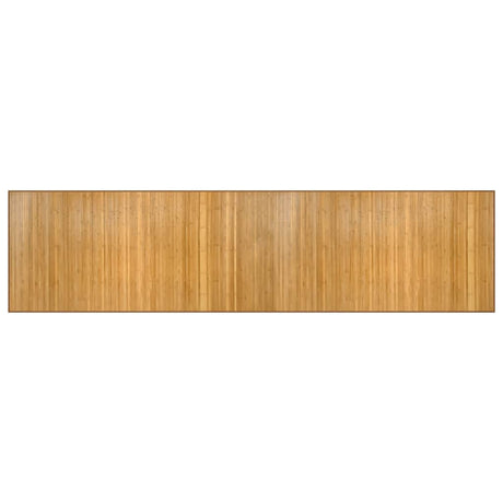 Vidaxx rektangulært tæppe 100x400 cm bambus natur