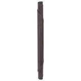 VidaXL tæppe rundt 60 cm bambus mørkebrunt