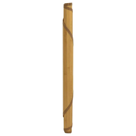 Vidaxl vloerkleed rond 80 cm bamboe naturel