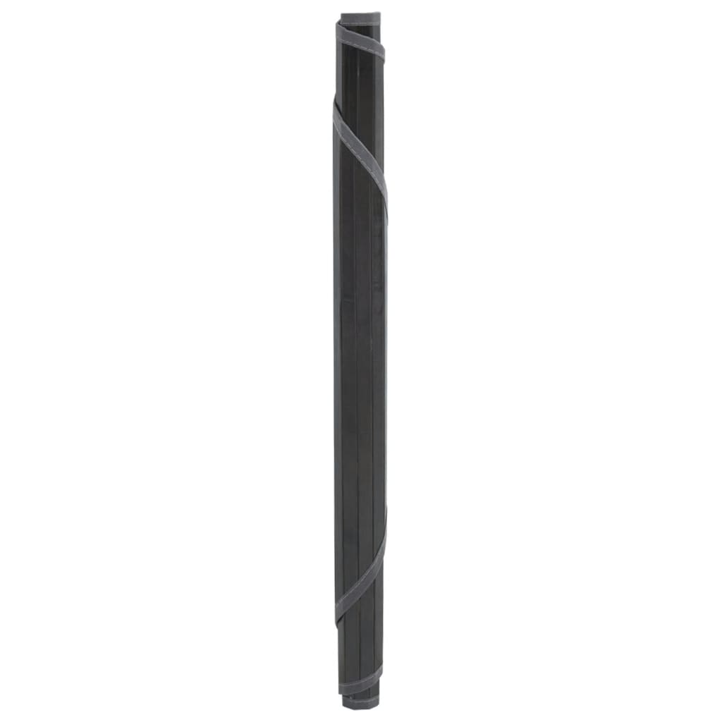 VidaXL tæppe rundt 80 cm bambus grå