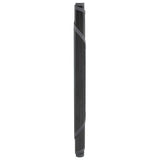 VidaXL tæppe rundt 80 cm bambus grå