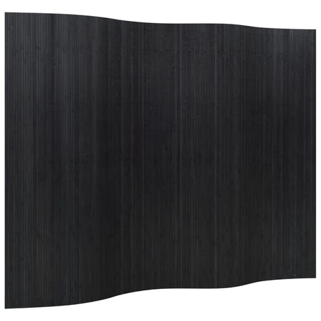 Vidaxl kamerscherm breedte 250 cm hoogte 165 cm bamboe zwart
