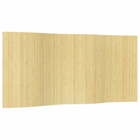 Vidaxl kamerscherm breedte 400 cm hoogte 165 cm bamboe lichtnaturel