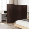 Vidaxl kamerscherm breedte 400 cm hoogte 165 cm bamboe donkerbruin