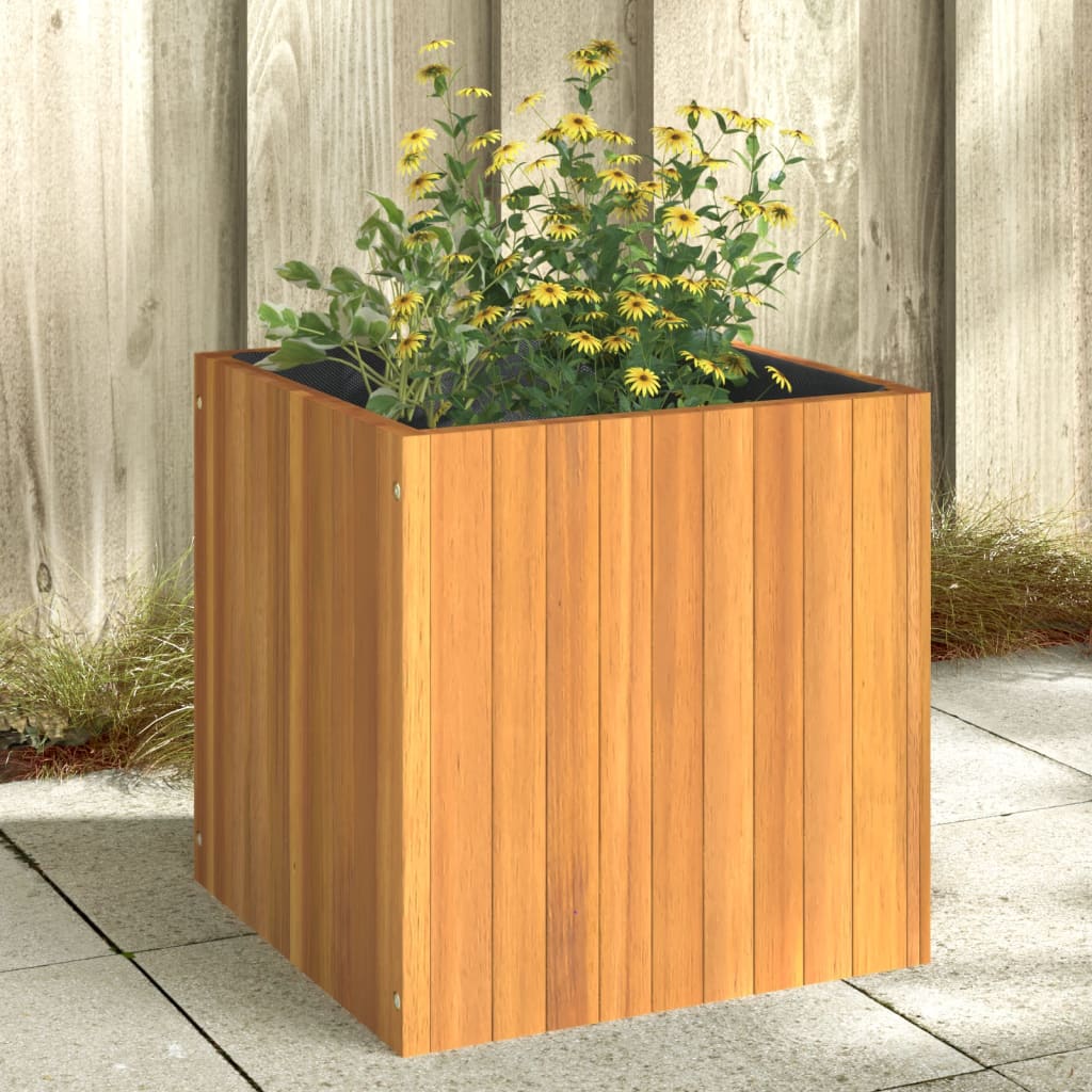 Vidaxx plantekasse 45x45x45 cm massivt akacietræ
