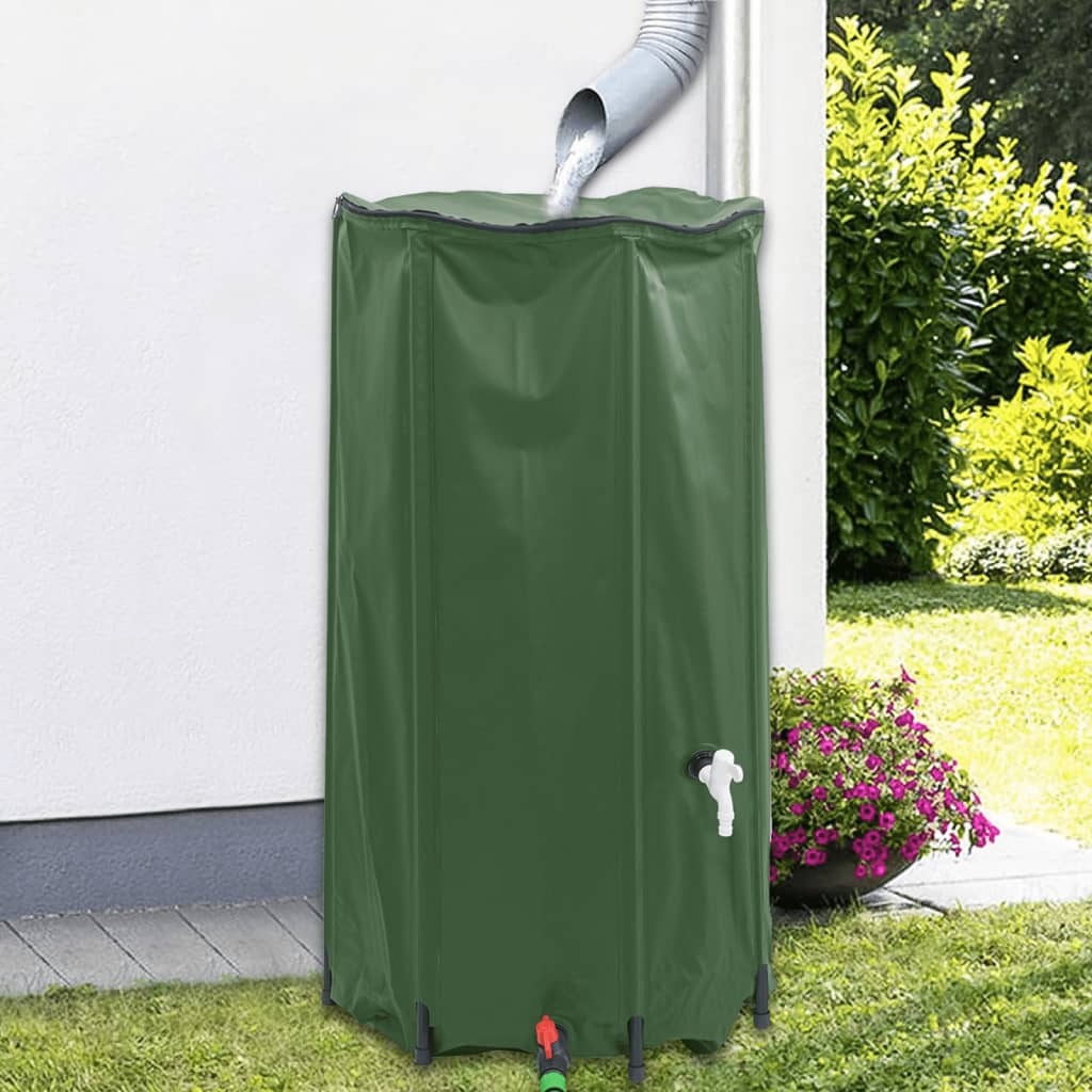 VidaXL vandtank med hane foldbar 100 l PVC