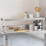 Vidaxx forhøjelse til arbejdsbord 110x30x35 cm rustfrit stål
