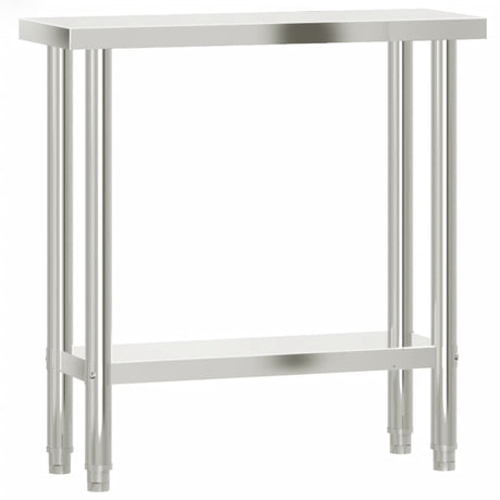 Vidaxx køkkenbord 82,5x30x85 cm rustfrit stål