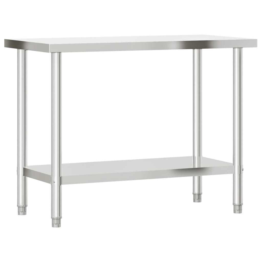 Vidaxx køkkenbord 110x55x85 cm rustfrit stål