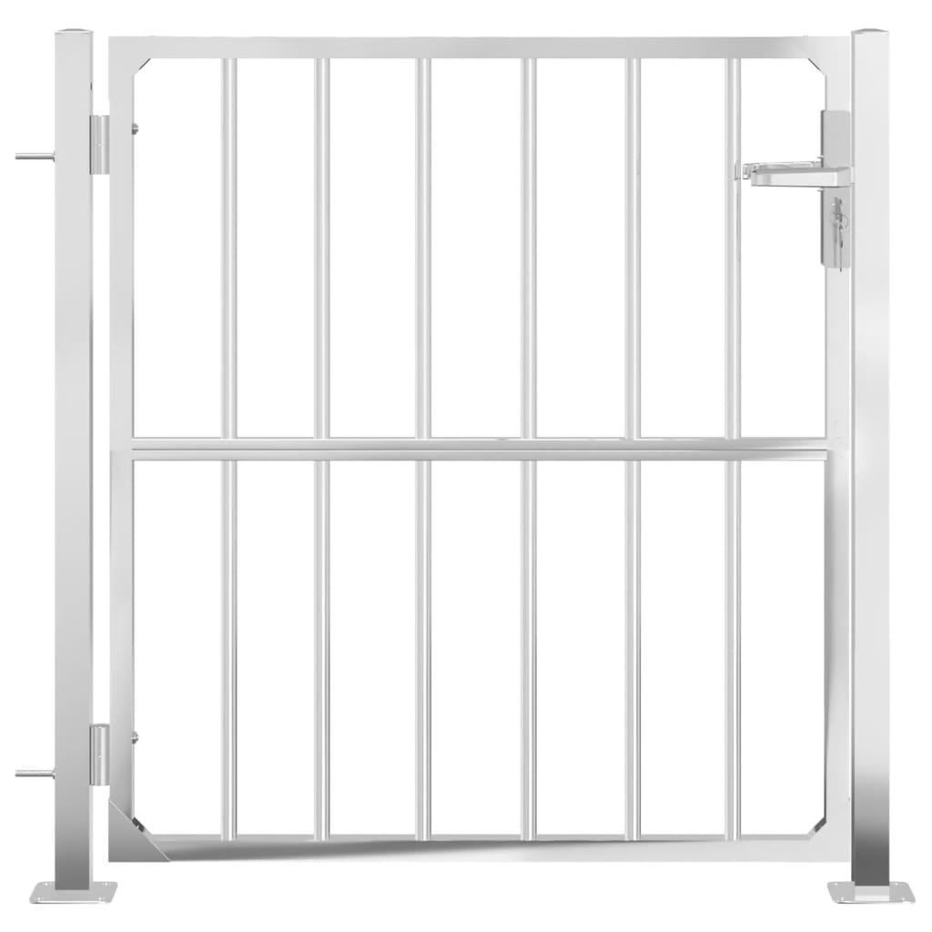 VidaXL Port 100x100 cm rustfrit stål
