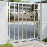 VidaXL Port 100x100 cm rustfrit stål