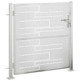 VidaXL Port 100x100 cm rustfrit stål