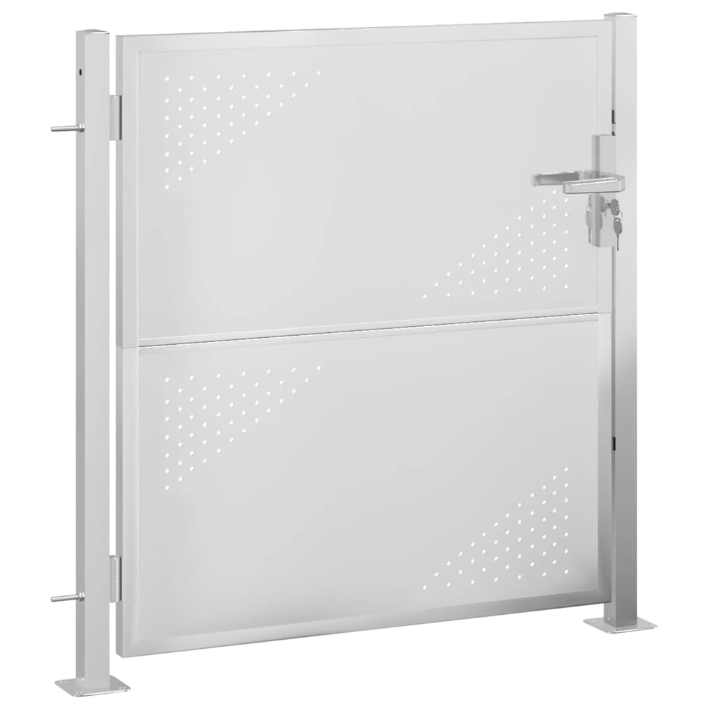 VidaXL Port 100x100 cm rustfrit stål