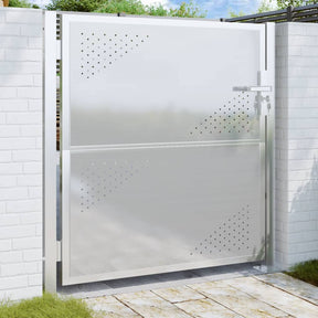 VidaXL Port 100x100 cm rustfrit stål