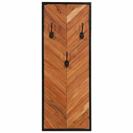 Vidaxl kapstokken 2 st 35x1x90 cm massief acaciahout