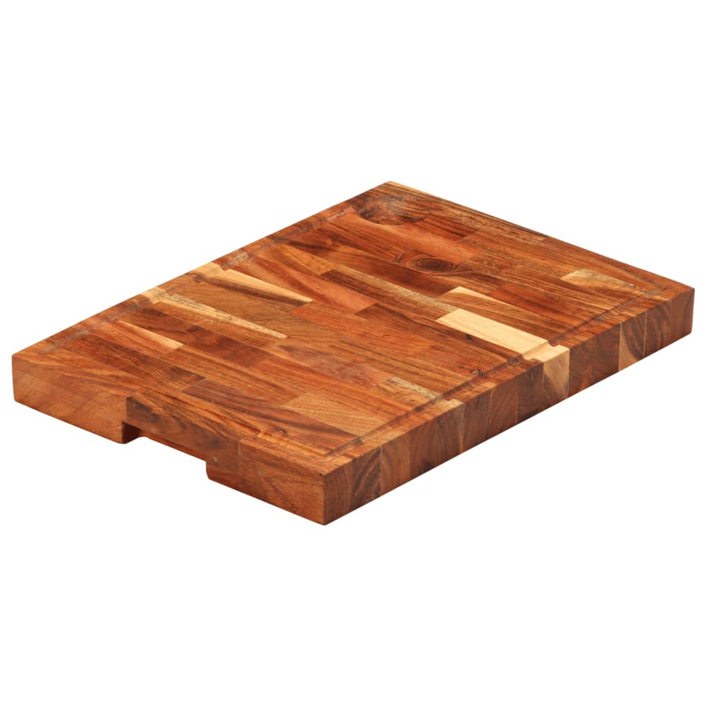 VidaXL Hakkeblok 42x30x4 cm massivt akacietræ